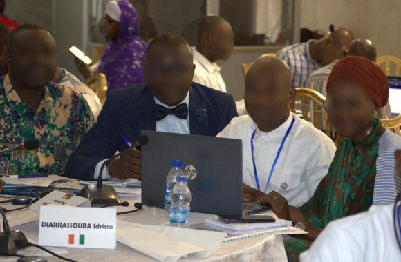 The basic intelligence training covered topics ranging from the collection, handling, and preservation of digital evidence to security of intelligence. Note that faces have been blurred to protect the identities of enforcement officers.